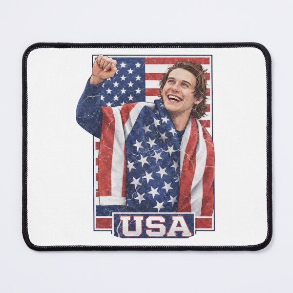 Item preview, Jack Hughes USA Hockey - Jack Hughes Missing Teeth USA Hockey, Jack Hughes USA Hockey Golden Goal Champion 2026 designed and sold by CLOUDYMOODS.