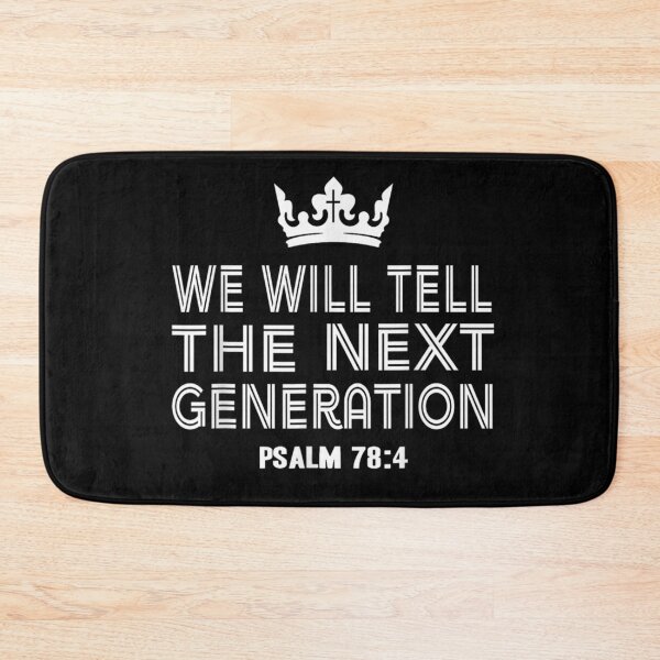 Item preview, We Will Tell The Next Generation Psalm 78:4 Christian Bible Verse Crown designed and sold by RannaHile.