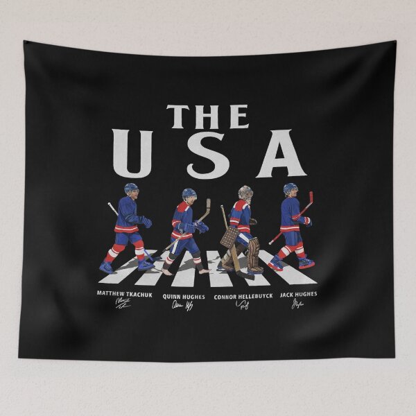 Item preview, Jack Hughes USA Hockey - Jack Hughes Missing Teeth USA Hockey, Jack Hughes USA Hockey Golden Goal Champion 2026 designed and sold by CLOUDYMOODS.