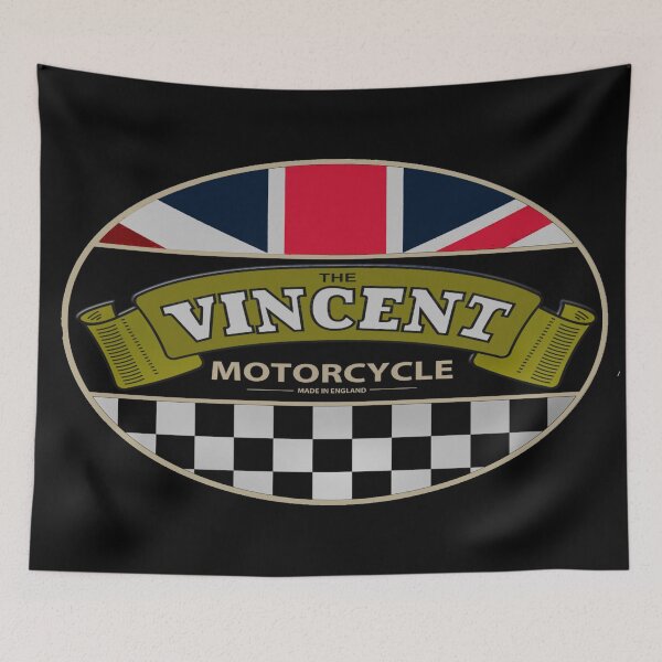 Item preview, Vincent classic British motorcycles designed and sold by bluefrog.