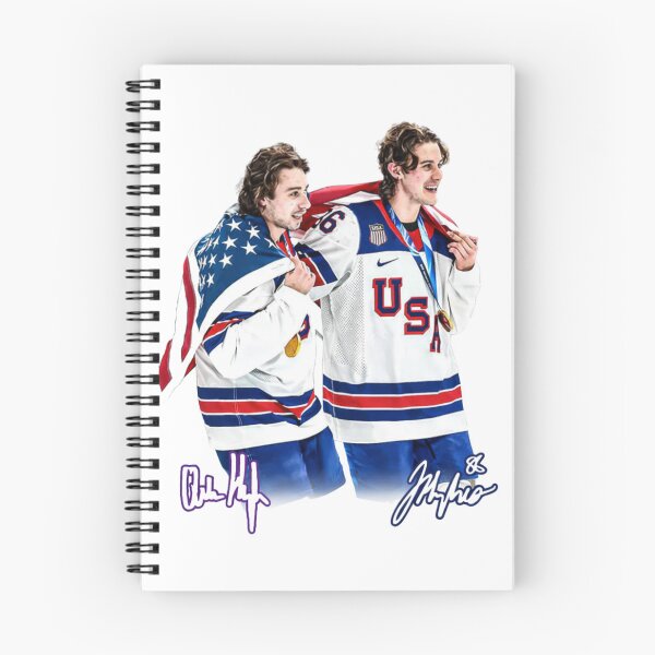 Item preview, Jack Hughes Quinn Hughes - Jack Hughes Missing Teeth USA Hockey, Jack Hughes USA Hockey Golden Goal Champion 2026 designed and sold by CLOUDYMOODS.
