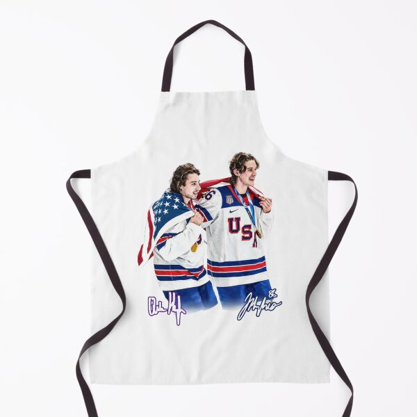 Item preview, Jack Hughes Quinn Hughes - Jack Hughes Missing Teeth USA Hockey, Jack Hughes USA Hockey Golden Goal Champion 2026 designed and sold by CLOUDYMOODS.