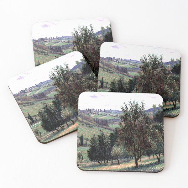 Item preview, Apple Trees near Vétheuil: Blossoming Orchard in Springtime designed and sold by artdesignsnow.