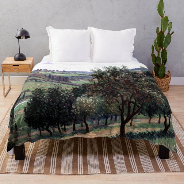 Item preview, Apple Trees near Vétheuil: Blossoming Orchard in Springtime designed and sold by artdesignsnow.