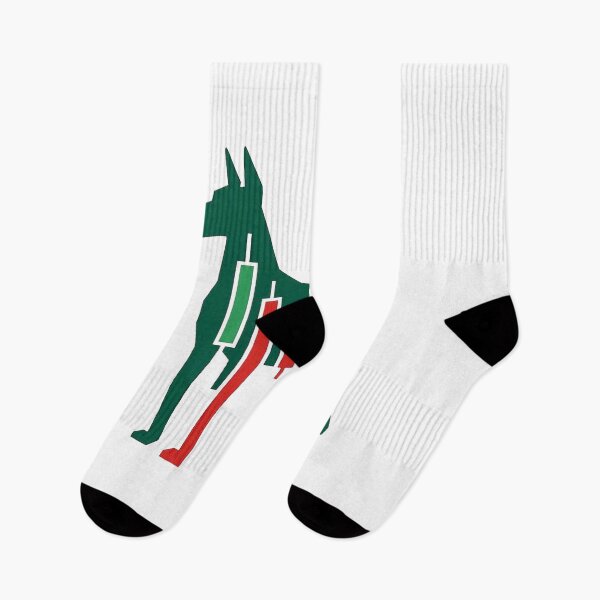 Item preview, Bull vs Bear Doberman – Stock Market Trading Dog Design designed and sold by Adappai.