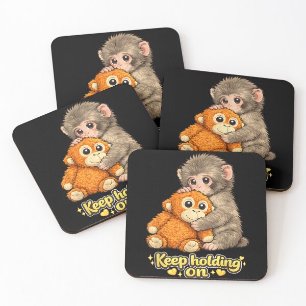 Item preview, Punch The Baby Monkey Hugging Plushie Comfort Animal Viral Japan Meme Art designed and sold by RannaHile.