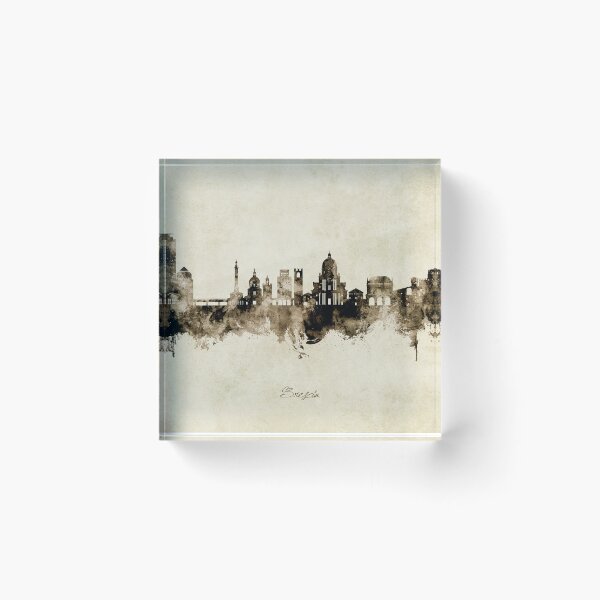 Item preview, Brescia Italy Skyline designed and sold by ArtPrints.