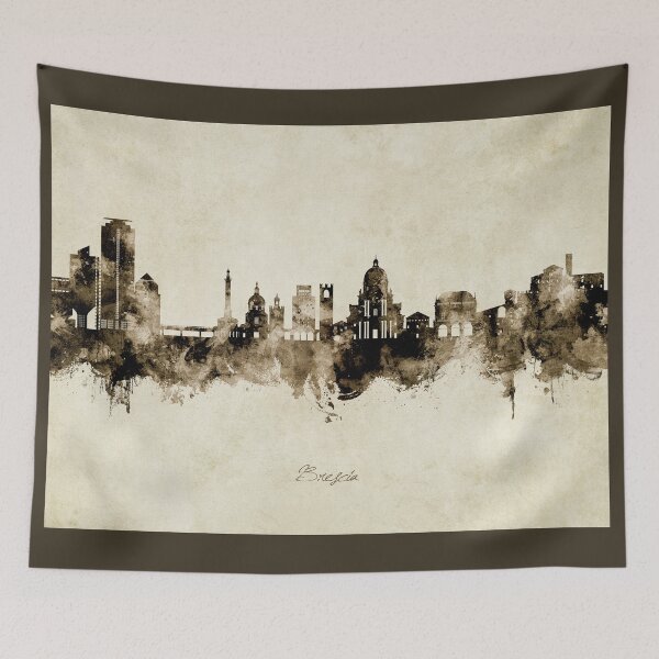 Item preview, Brescia Italy Skyline designed and sold by ArtPrints.