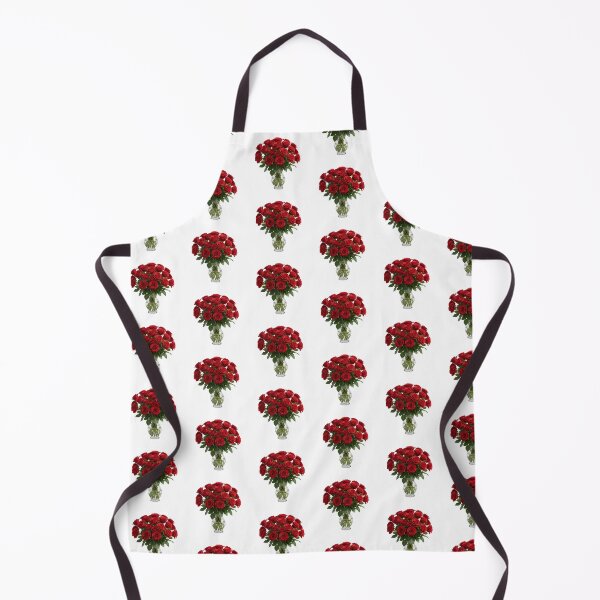 Item preview, Fresh Red Roses Bouquet in Glass Vase designed and sold by PriyankaSonara.