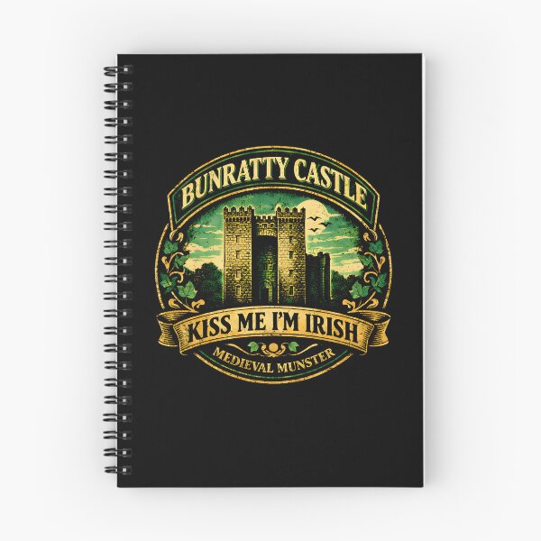 Item preview, Bunratty Castle Shirt – Medieval Ireland Design – Kiss Me I’m Irish Tee designed and sold by CottonFirst.