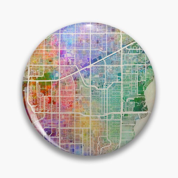 Item preview, Cape Coral Florida City Street Map designed and sold by ArtPrints.