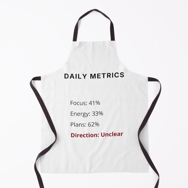 Item preview, DAILY METRICS – Minimal Existential Report designed and sold by PXEpic.