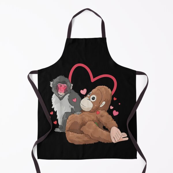 Item preview, Love Core Monkeys Hugging Hearts Coquette Aesthetic Romantic Valentines Day 2026 Art designed and sold by DienesAngele.