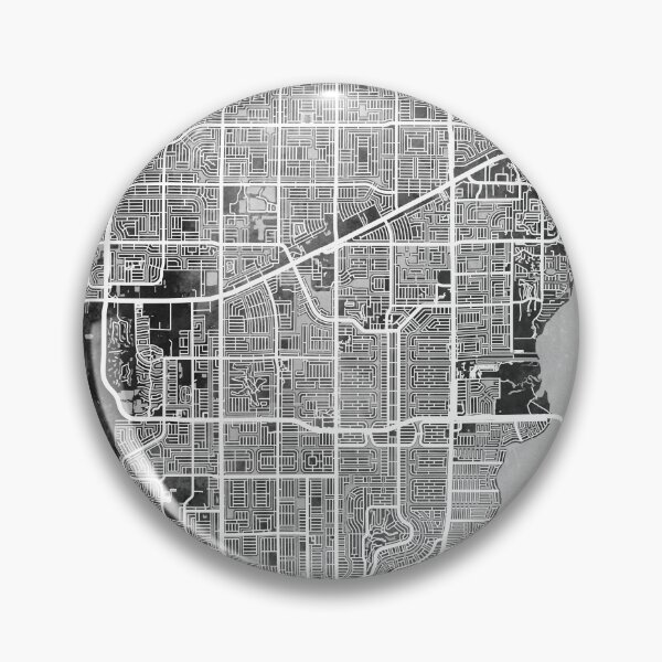 Item preview, Cape Coral Florida City Street Map designed and sold by ArtPrints.