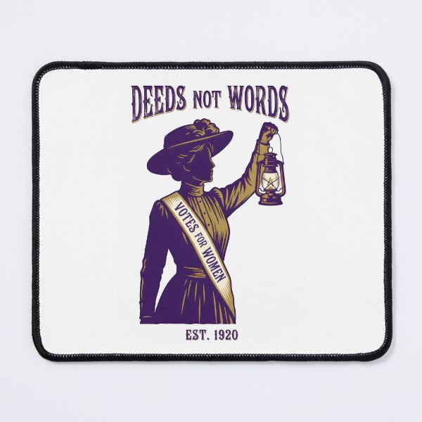 Item preview, Deeds Not Words Votes Women 1920 - Suffragette History Month Gift designed and sold by Luminari Creations.