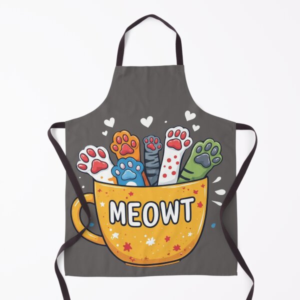 Item preview, MEOWT" Kawaii Cat Paws Mug Illustration designed and sold by sanorastyle.
