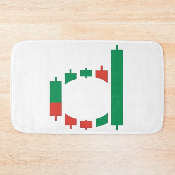 Item preview, Stock Market Letter d – Candlestick Trading Alphabet Design designed and sold by Adappai.