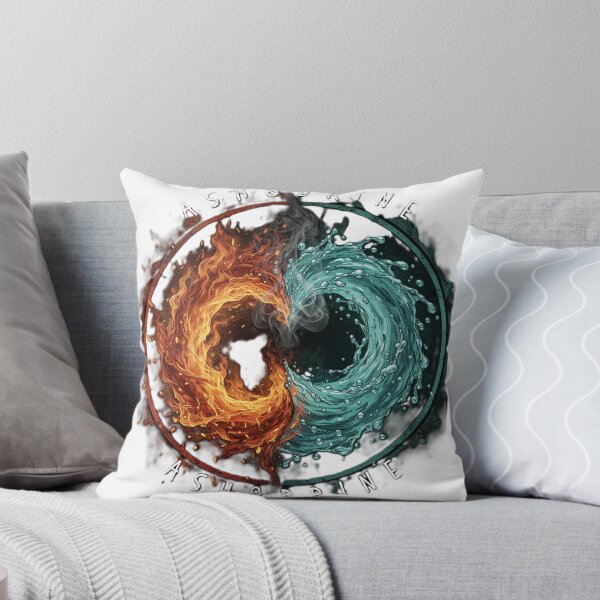Item preview, Ash & Brine - Fire and Water Element Circle Design designed and sold by Where Ash Meets Brine.