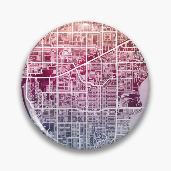 Item preview, Cape Coral Florida City Street Map designed and sold by ArtPrints.