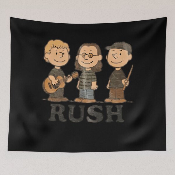Item preview, Rush Band Peanuts Style Baby Tee Rock Band Tee Cartoon Rush Fan Girl designed and sold by lorense99.