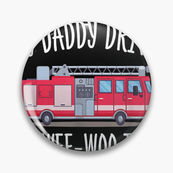 Item preview, My Daddy Drives The Wee-Woo Truck Core Memory Firefighter Family Aesthetic Art designed and sold by TiaraHans.