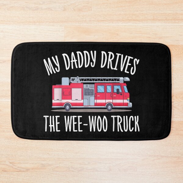 Item preview, My Daddy Drives The Wee-Woo Truck Core Memory Firefighter Family Aesthetic Art designed and sold by TiaraHans.