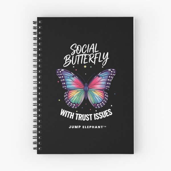 Item preview, Social Butterfly With Trust Issues designed and sold by Jump Elephant.