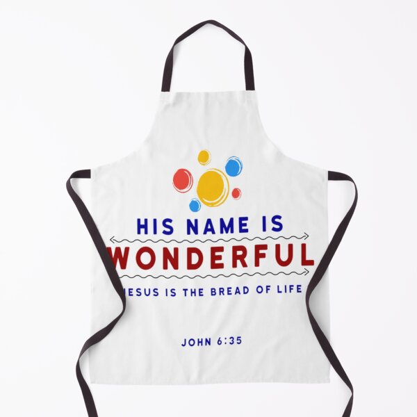 Item preview, Faith Core Jesus Is The Bread Of Life Modern Christian Typography Scripture Art designed and sold by TiaraHans.