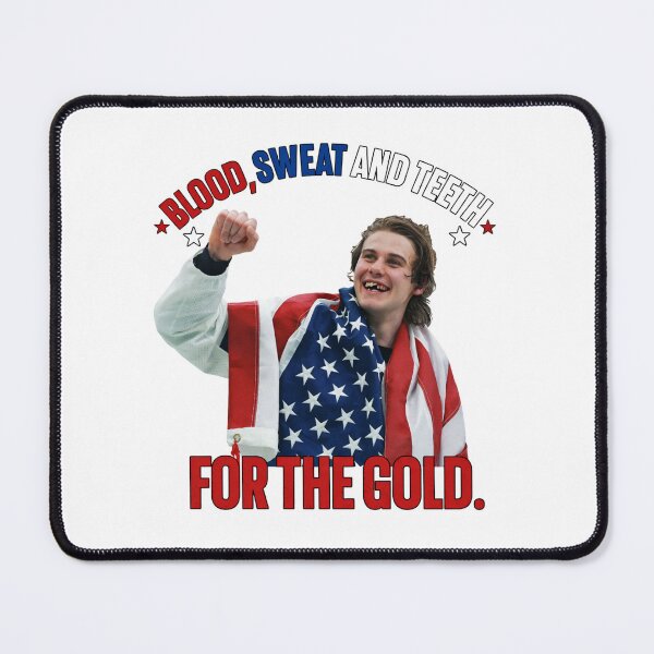 Item preview, Jack Hughes USA Hockey - Jack Hughes Missing Teeth USA Hockey, Jack Hughes USA Hockey Golden Goal Champion 2026 designed and sold by CLOUDYMOODS.