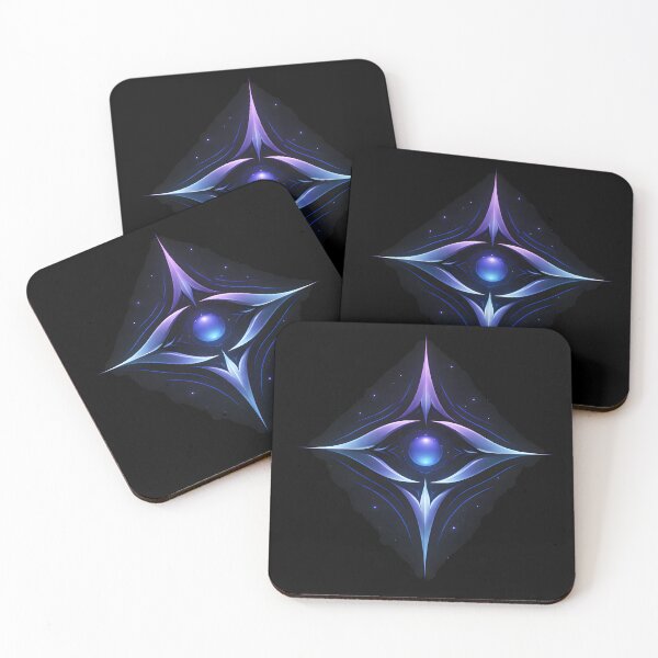 Item preview, Glowing Ethereal Blue Crystal Star Emblem designed and sold by CrystalVanta.