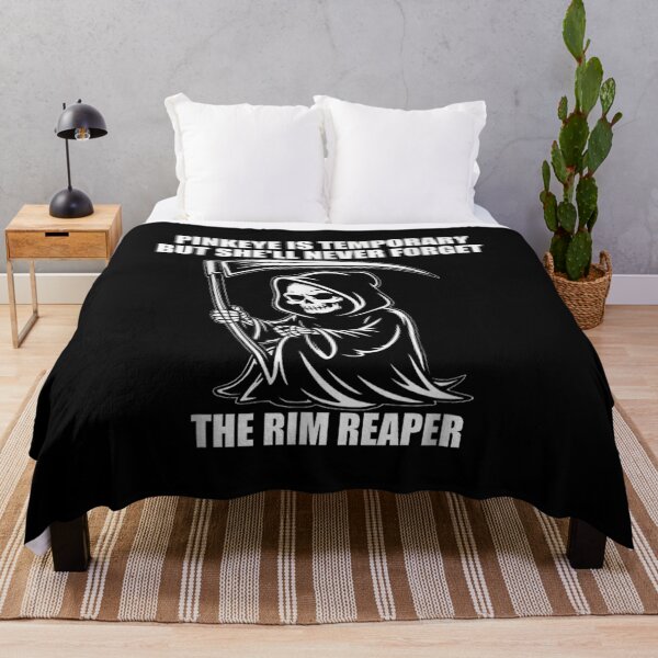 Item preview, Post-Ironic Rim Reaper Pinkeye Is Temporary Grim Reaper Dark Humour Meme Art designed and sold by TiaraHans.
