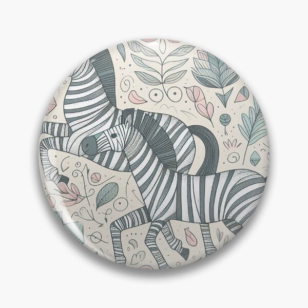 Item preview, Hand-Drawn Zebra Whimsy   designed and sold by Vanich-Panich.