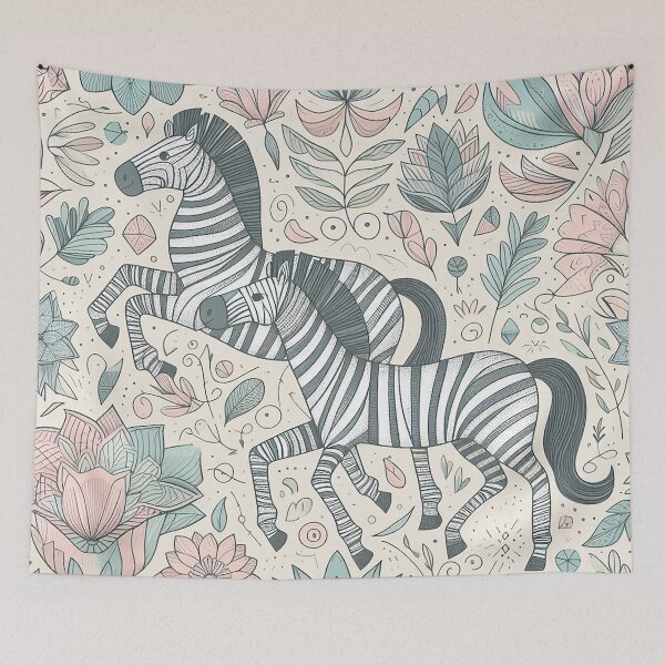 Item preview, Hand-Drawn Zebra Whimsy   designed and sold by Vanich-Panich.