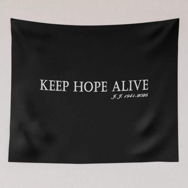 Item preview, Legacy Keep Hope Alive J.J. 1941-2026 Memorial Quiet Luxury Tribute Quote Art designed and sold by TiaraHans.