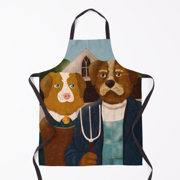 Item preview, American Gothic Dogs designed and sold by ellealsopaints.