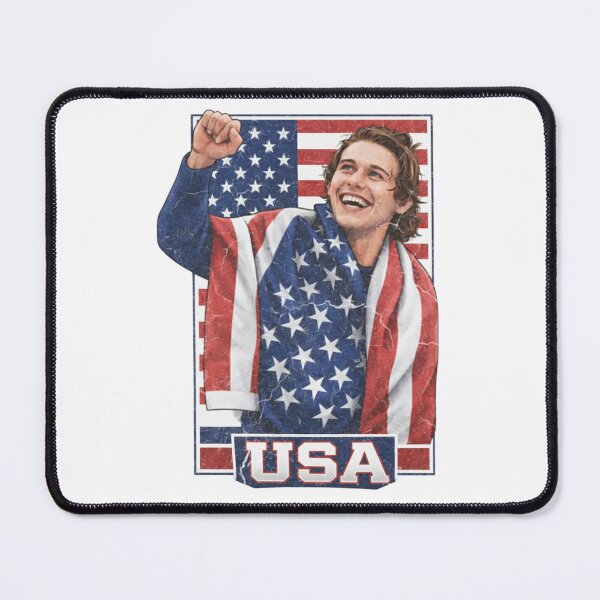 Item preview, Jack Hughes USA Hockey - Jack Hughes Missing Teeth USA Hockey, Jack Hughes USA Hockey Golden Goal Champion 2026 designed and sold by CLOUDYMOODS.
