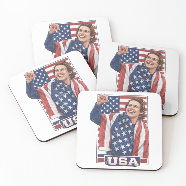 Item preview, Jack Hughes USA Hockey - Jack Hughes Missing Teeth USA Hockey, Jack Hughes USA Hockey Golden Goal Champion 2026 designed and sold by CLOUDYMOODS.
