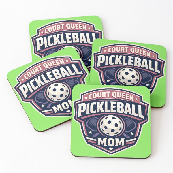 Item preview, Court Queen Pickleball Mom Shirt – Bold Sport Badge Design – Competitive Mom Gift designed and sold by Pickleball-Gift.