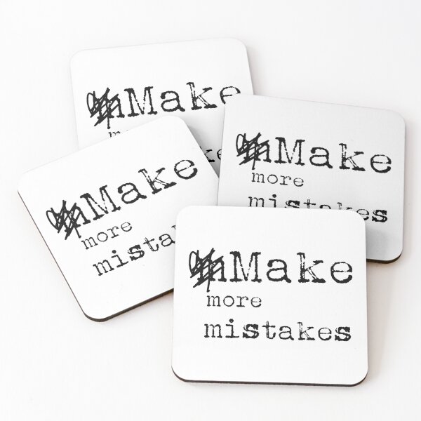 Item preview, Make more Mistakes | Inspirational Quote Tees designed and sold by SALENTOmadness.