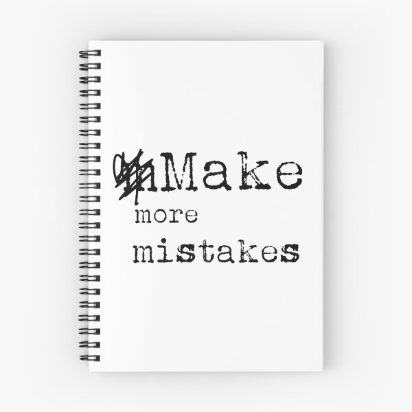 Item preview, Make more Mistakes | Inspirational Quote Tees designed and sold by SALENTOmadness.