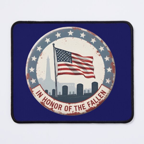 Item preview, In Honor of the Fallen Veterans Memorial Emblem designed and sold by BoralisSynth.