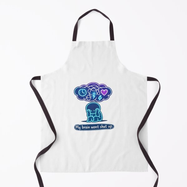 Item preview, My Brain Won’t Shut Up Mental Health Overthinking Design designed and sold by Mix Mood.
