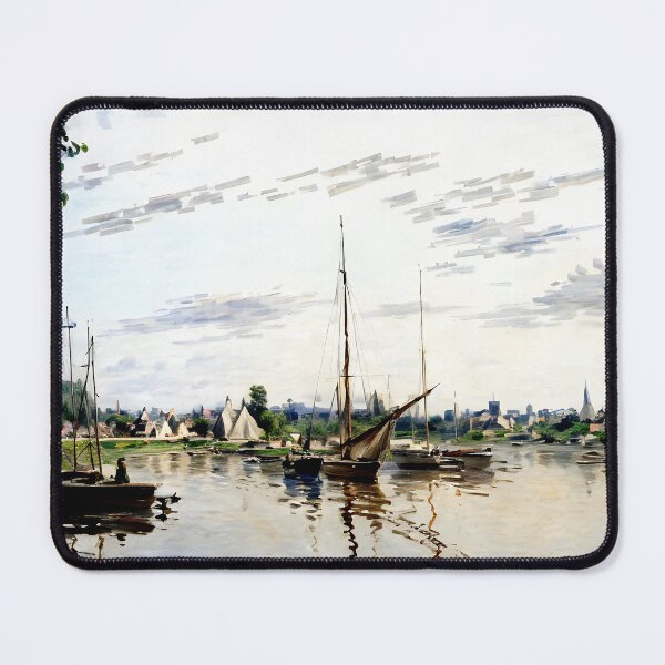 Item preview, Argenteuil: Sailboats on the Sunlit Seine with Reflections of Sky and Water designed and sold by artdesignsnow.