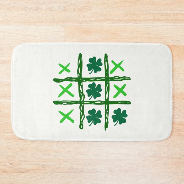Item preview, Lucky Shamrock Tic Tac Toe – St. Patrick’s Day Illustration designed and sold by MaiZephyr.