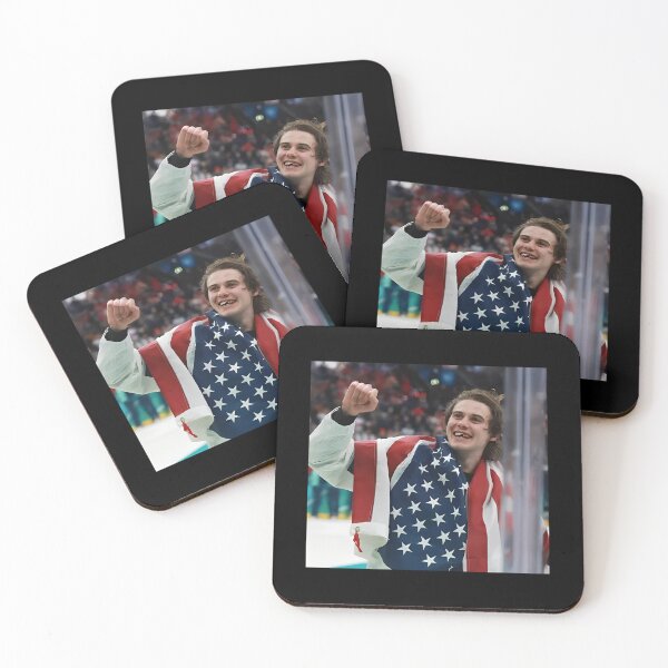 Item preview, Jack Hughes USA Hockey - Jack Hughes Missing Teeth USA Hockey, Jack Hughes USA Hockey Golden Goal Champion 2026 designed and sold by CLOUDYMOODS.