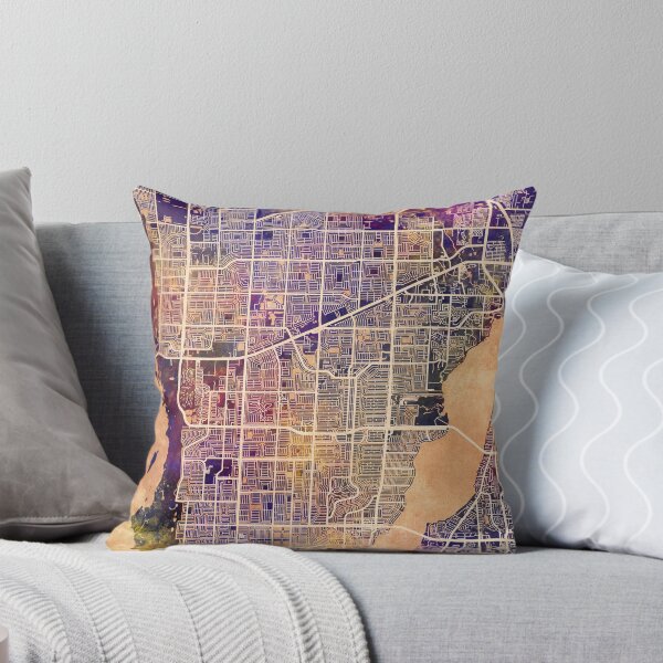 Item preview, Cape Coral Florida City Street Map designed and sold by ArtPrints.