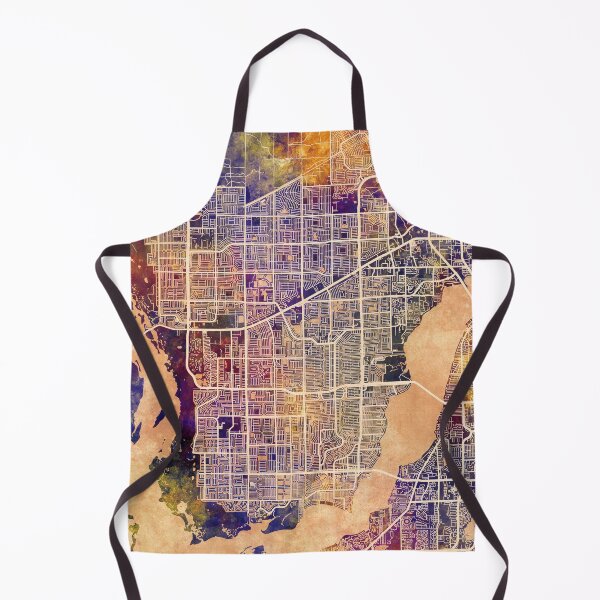 Item preview, Cape Coral Florida City Street Map designed and sold by ArtPrints.