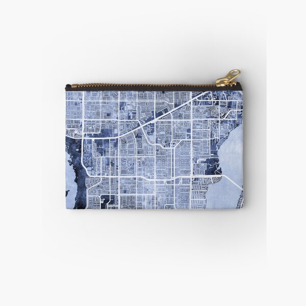 Item preview, Cape Coral Florida City Street Map designed and sold by ArtPrints.