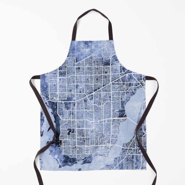 Item preview, Cape Coral Florida City Street Map designed and sold by ArtPrints.