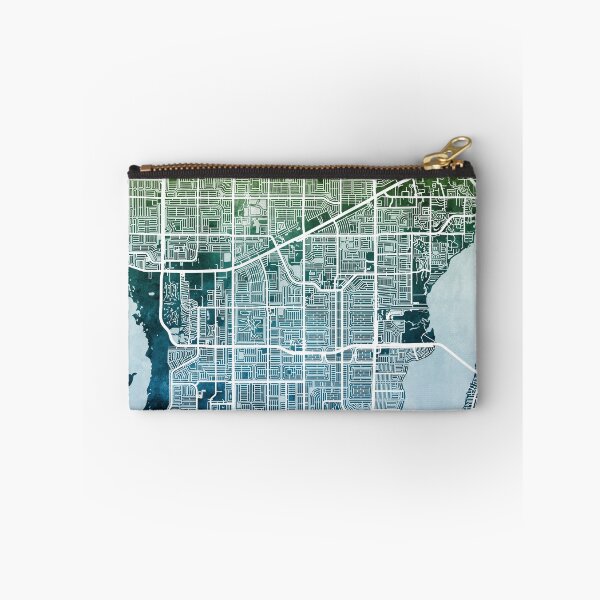 Item preview, Cape Coral Florida City Street Map designed and sold by ArtPrints.